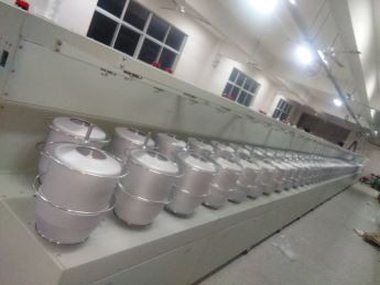 Máquina de torção para linhas e fios